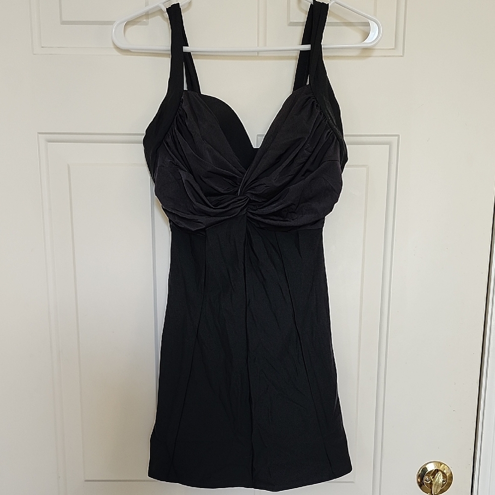 Newport News Black One-Piece Swimsuit